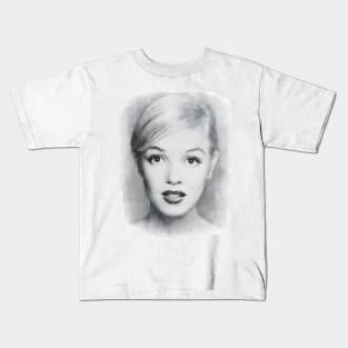 Young Marilyn Monroe Painting Edit Kids T-Shirt